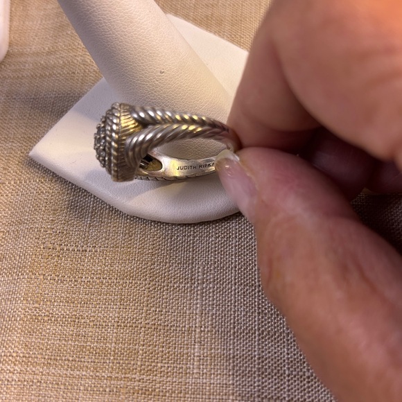 Judith Ripka heart ring - Picture 3 of 3